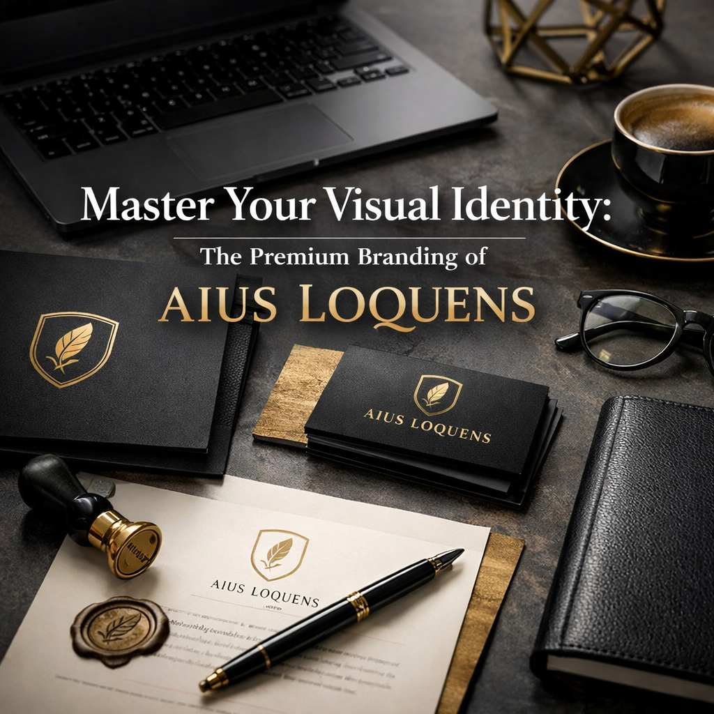 Maîtrisez votre Identité Visuelle : Le Branding Premium de AIUS LOQUENS